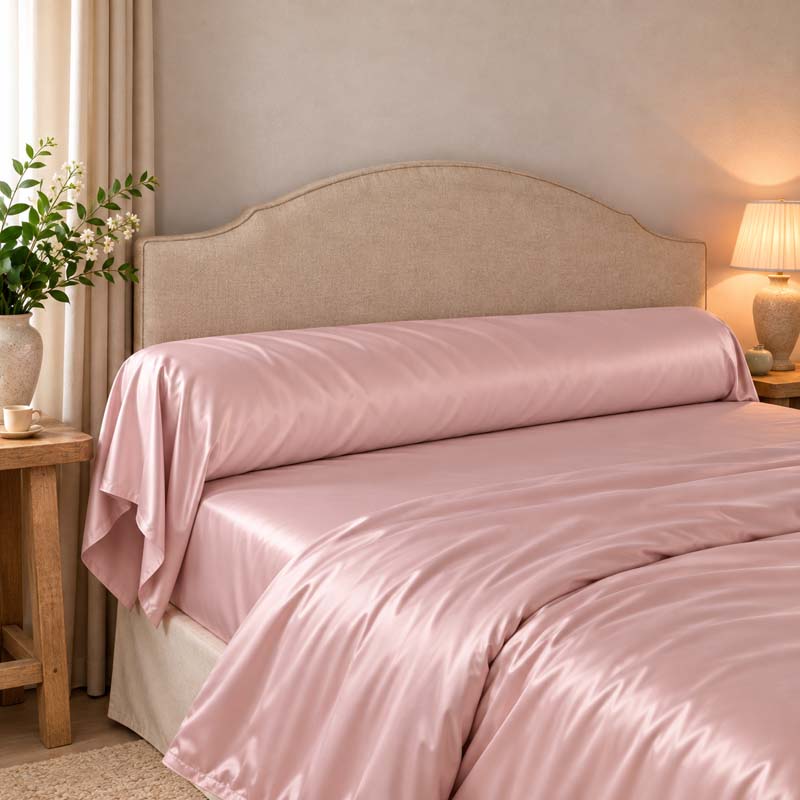 Silk bolster case mulberry 22 mommes