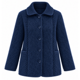 Veste torsades col tricot 100% laine des Pyrénées