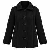 Veste torsades col tricot 100% laine des Pyrénées